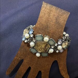 Elegant Multi-Color Gemstone Bracelet